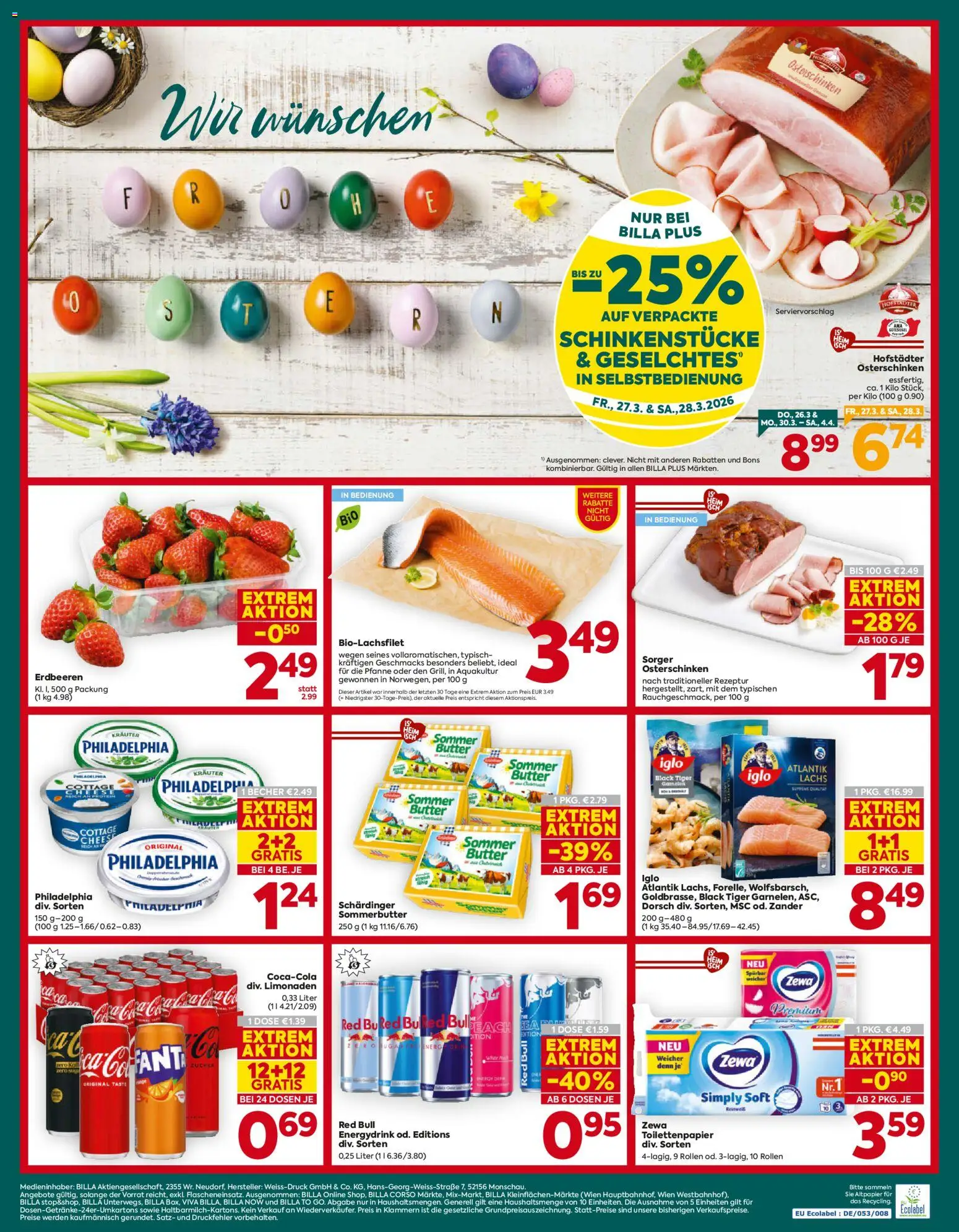 Billa Plus Flugblatt - page 20- valid from 26.03.2026