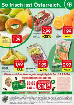 Vorschau Spar Obst & Gemüse gültig ab 23.02.2026