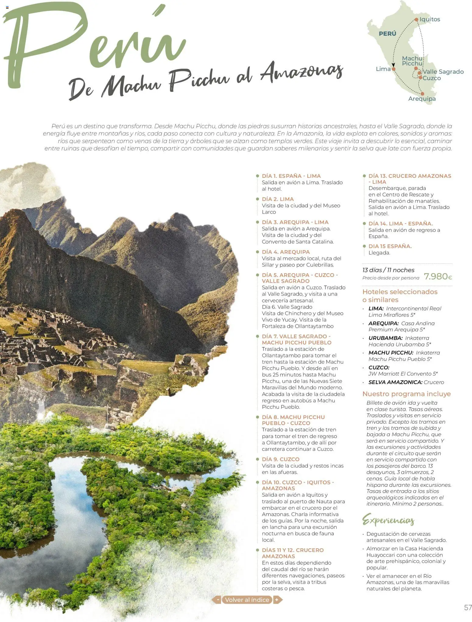 Viajes El Corte Inglés - Catálogo Tourmundial Premium - Página de 59 - Válido desde 01/01/2026