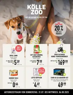 Vorschau Kölle-Zoo Prospekt 	 gültig ab 30.07.2025