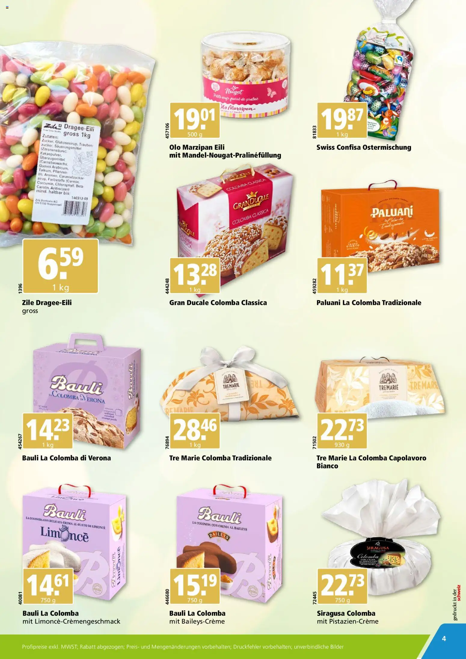 Aligro Aktionen Ostern Chavannes, Matran, Genf, Sitten - page 4- valid from 16.02.2026