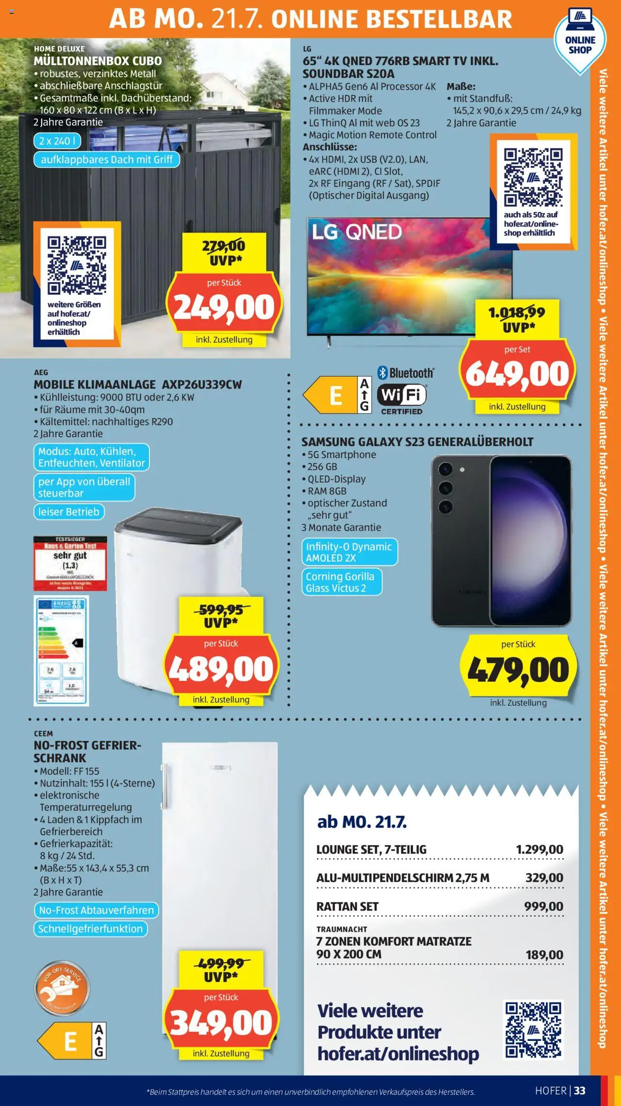 Hofer Flugblatt - Seite 37- gültig ab 18.07.2025