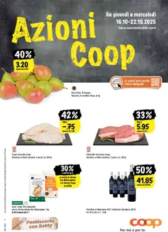 Vorschau Coop - Una settimana di azioni gültig ab 16.10.2025