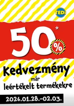 Előnézet TEDi Akciós újság érvényes 2026.01.28.-tól