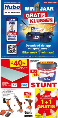 Hubo folder geldig vanaf 29/12/2024