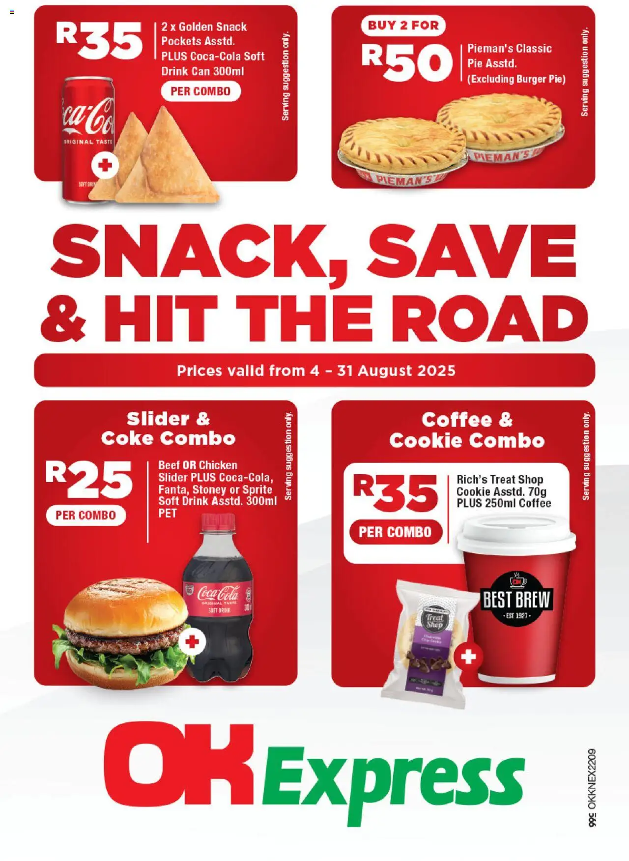 OK Foods Specials - page 1- valid from 04/08/2025