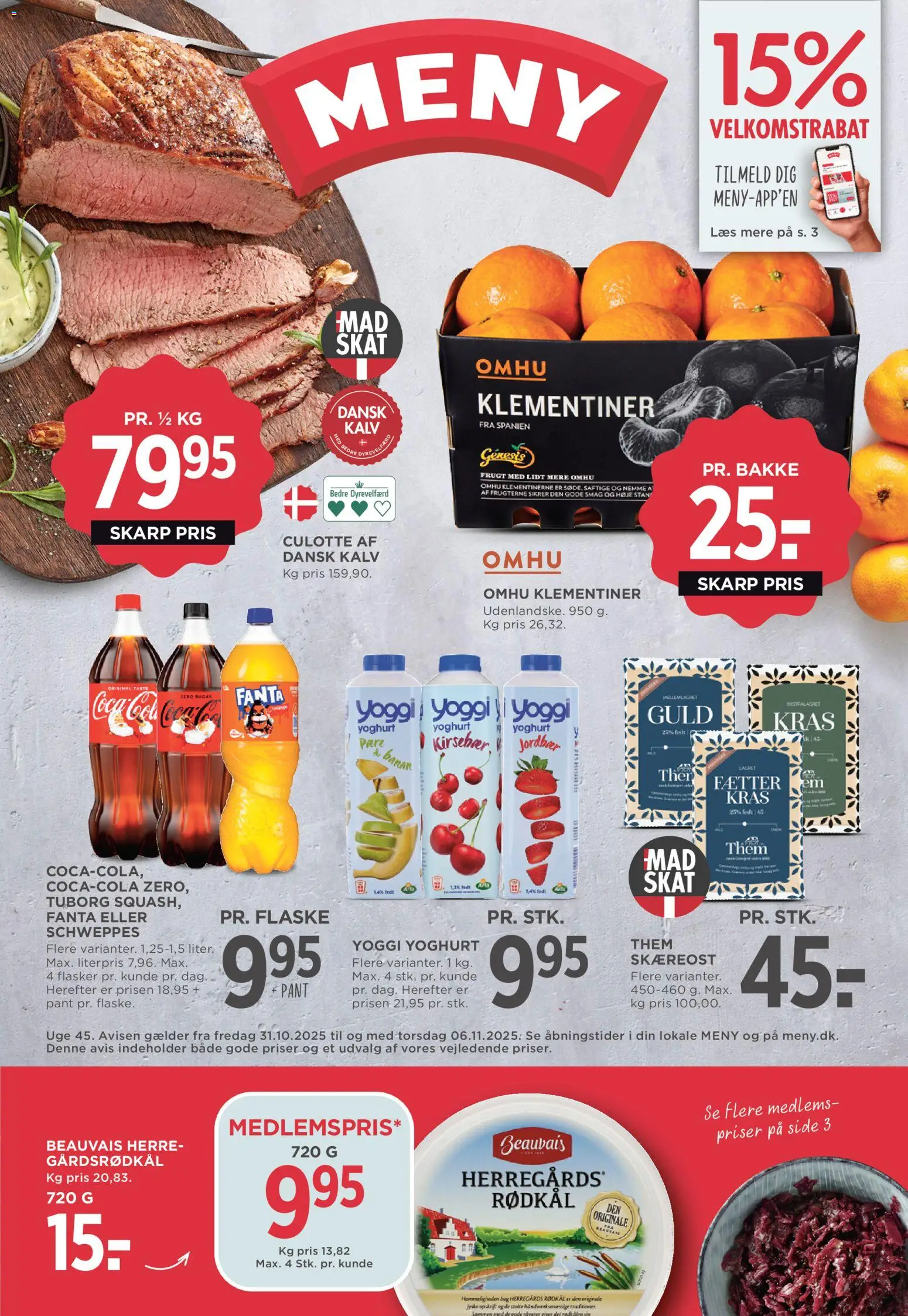 Meny - Black Friday - side 1- gyldig fra 31/10/2025