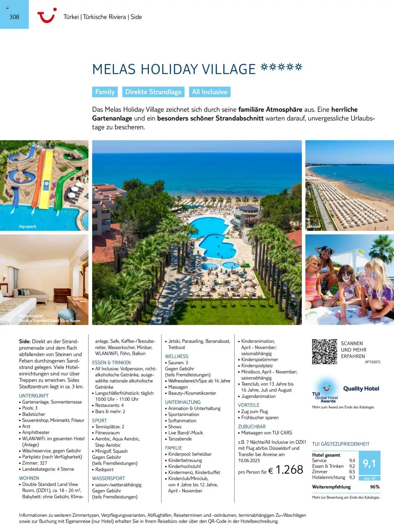 TUI  Südeuropa & Nordafrika 2025/26 - Seite 308 - gültig ab 01.01.2025