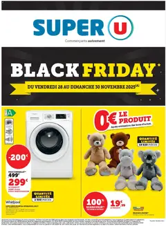Aperçu Super U Black Friday valable à partir du 28/11/2025