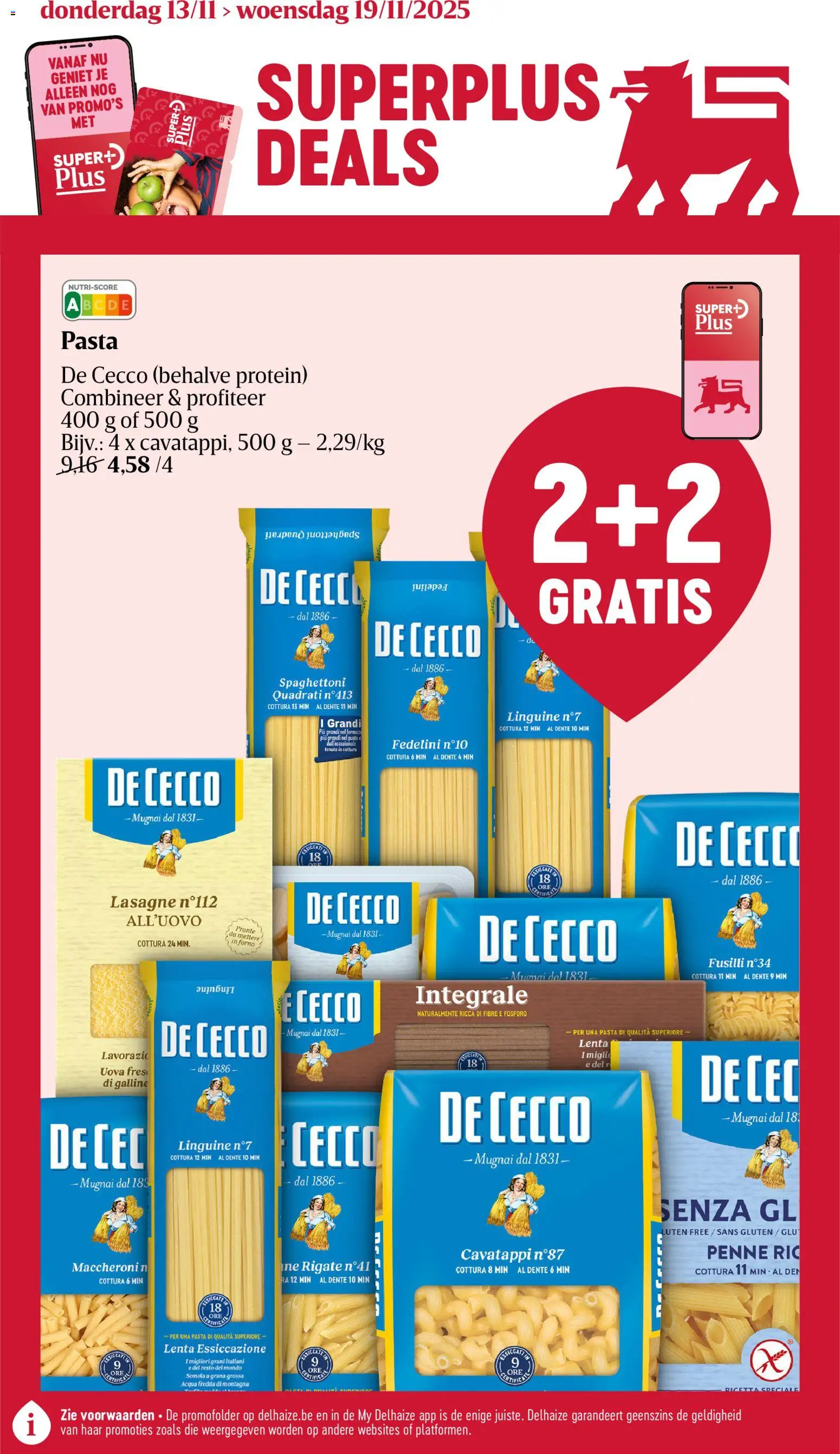Delhaize folder week 46 - pagina 1- geldig vanaf 13/11/2025