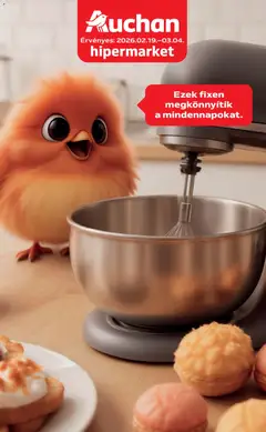 Előnézet Auchan - Elektronikai ajánlataink érvényes 2026.02.19.-tól