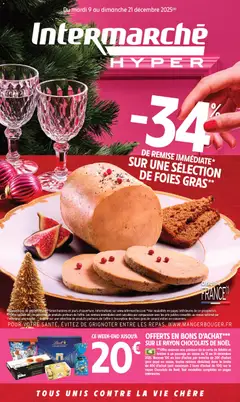Aperçu Intermarché - -34% de remise immédiate sur une sélection de foies gras valable à partir du 09/12/2025