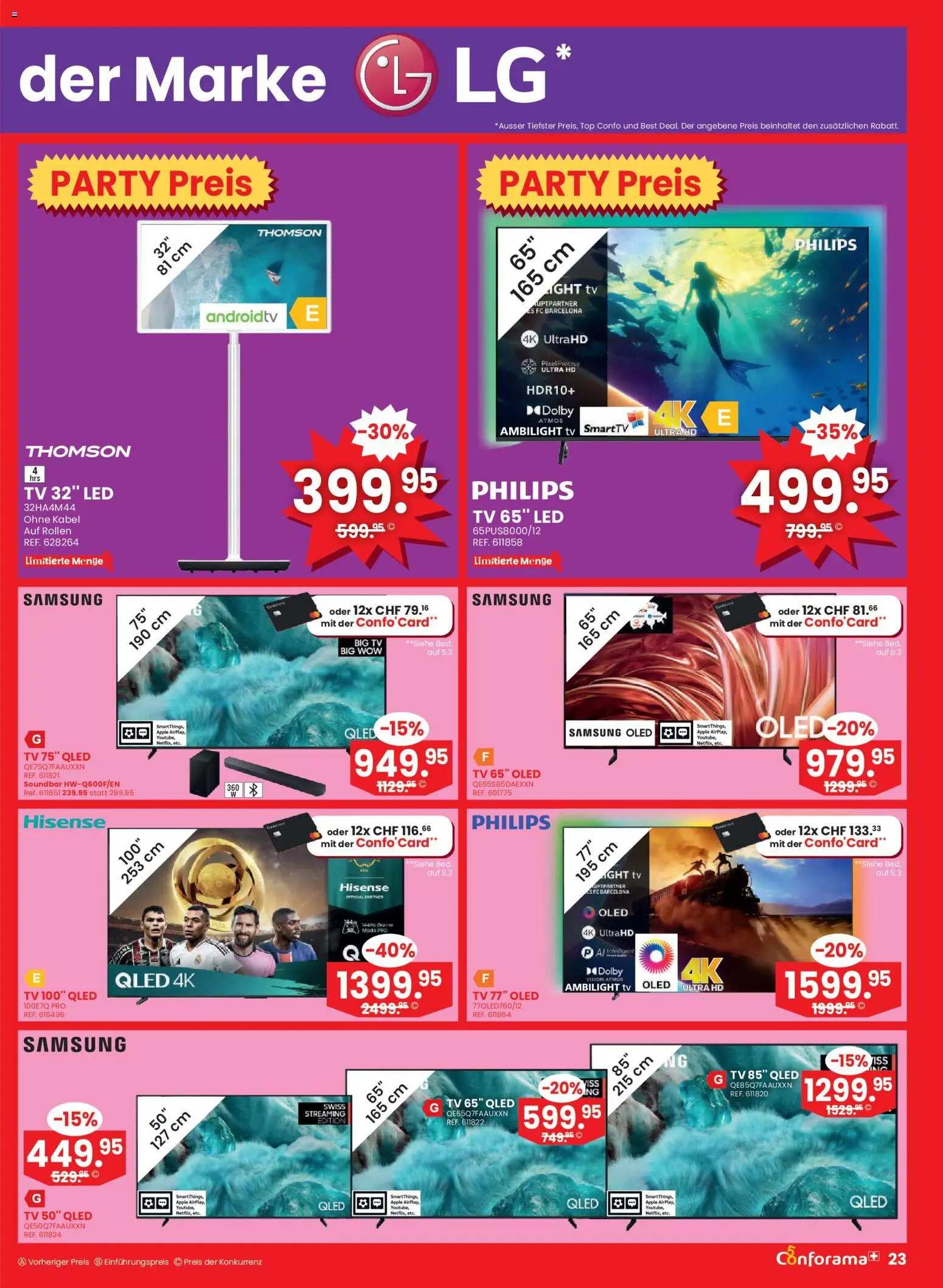 Conforama aktionen - page 23- valid from 25.03.2026