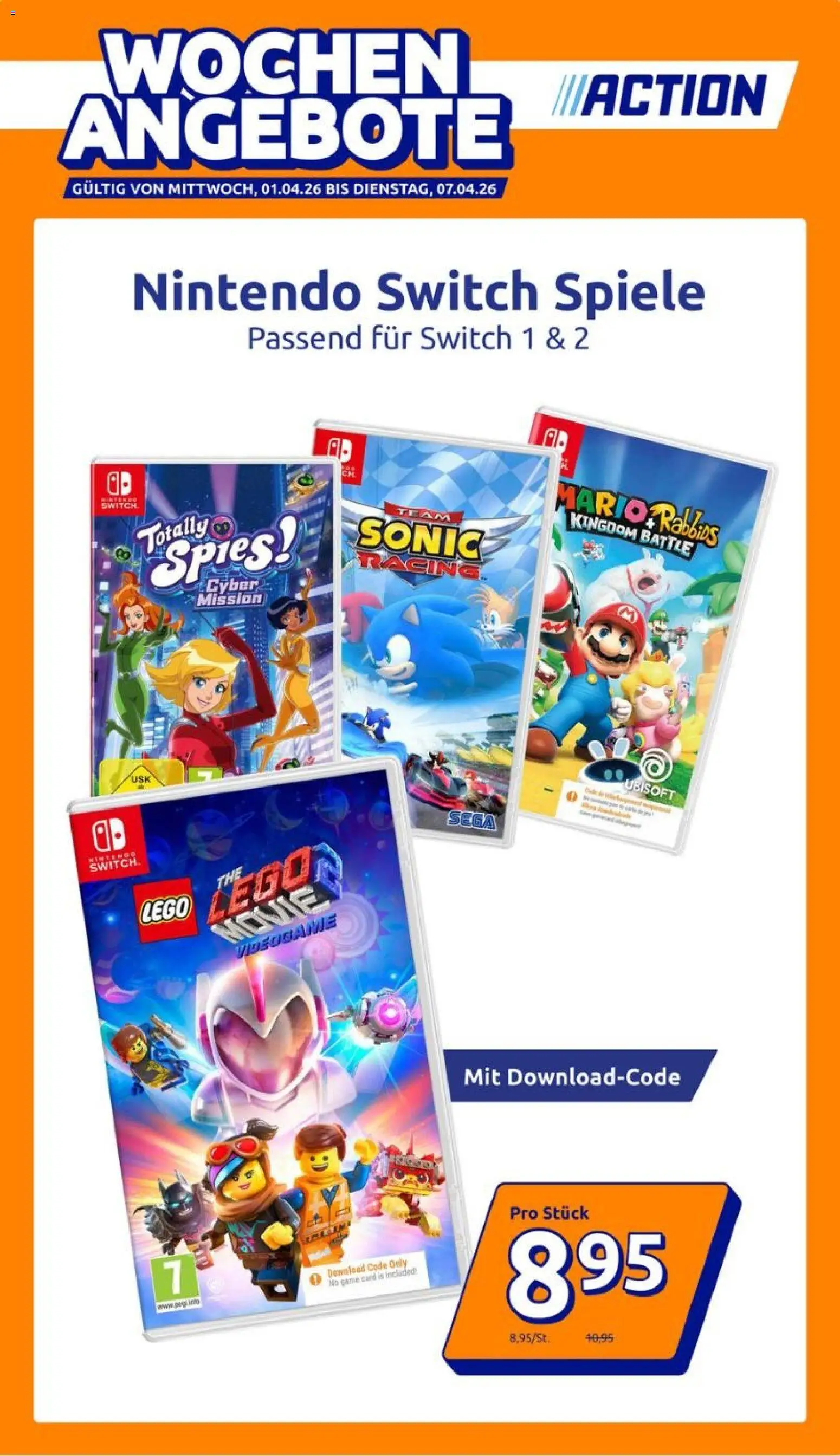 Action Flugblatt - Seite 1- gültig ab 01.04.2026