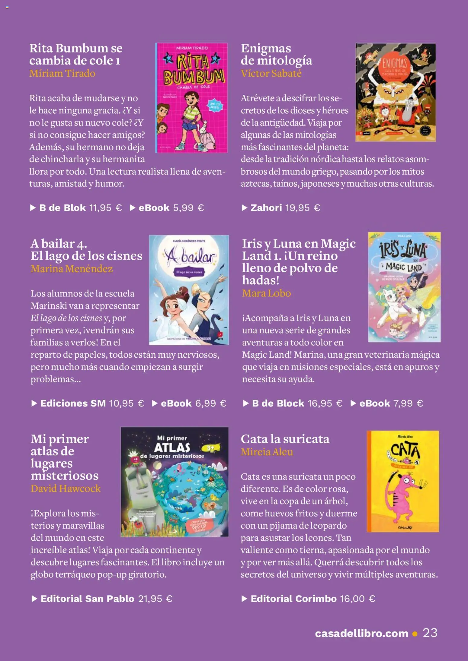 Casa del libro folleto - Página de 23 - Válido desde 01/04/2026
