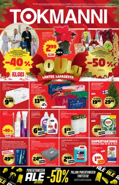Esikatselu Tokmanni tarjoukset voimassa alkaen 15/12/2025