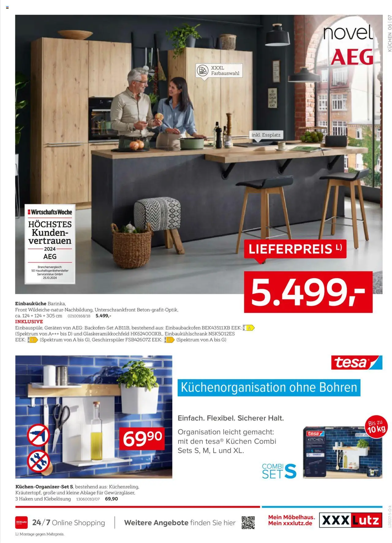 XXXL Lutz Prospekt AEG Geräte zum Besten Preis 	 - Seite 7 - gültig ab 14.07.2025