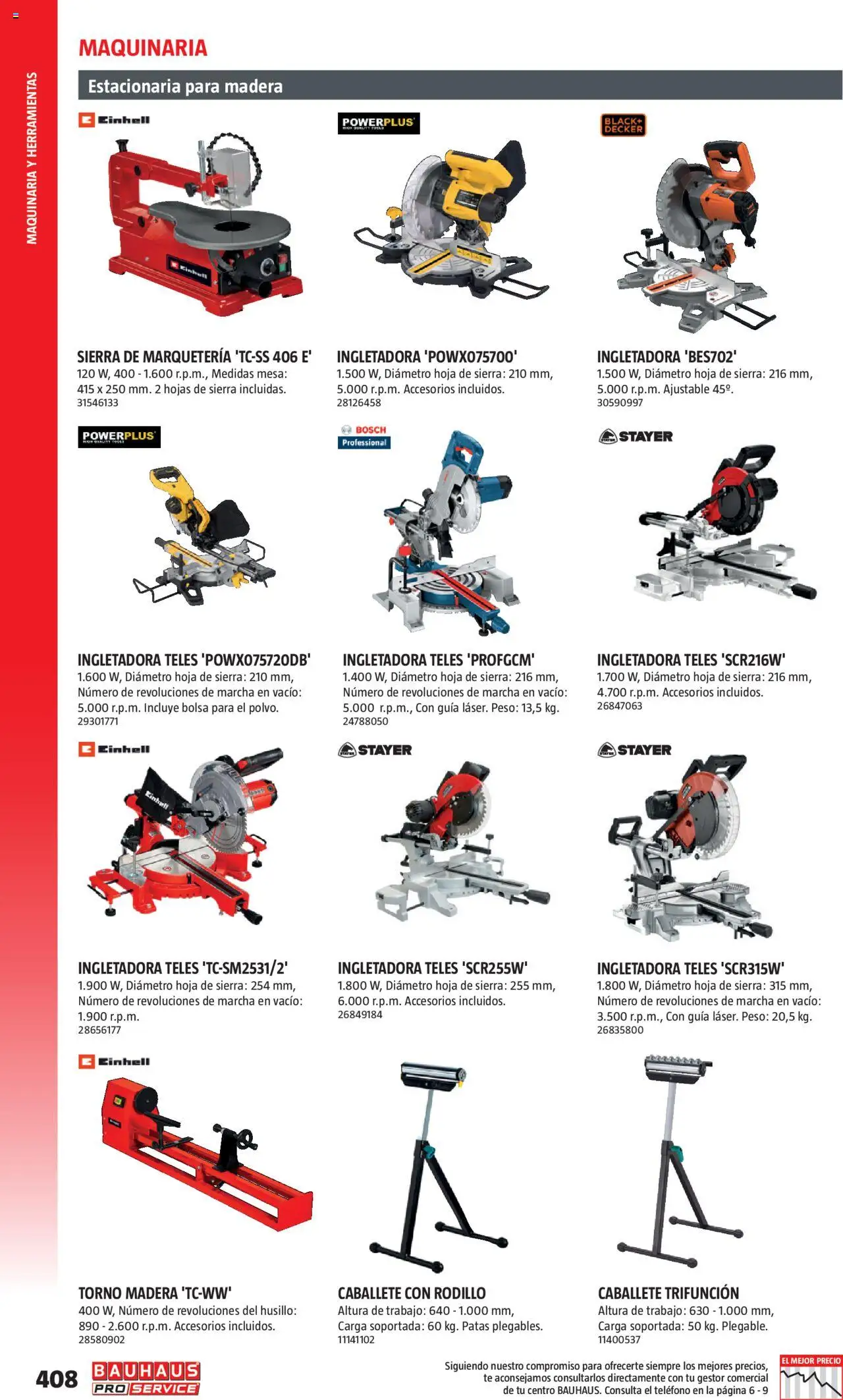 Bauhaus - ProService  - Página de 408 - Válido desde 24/02/2025