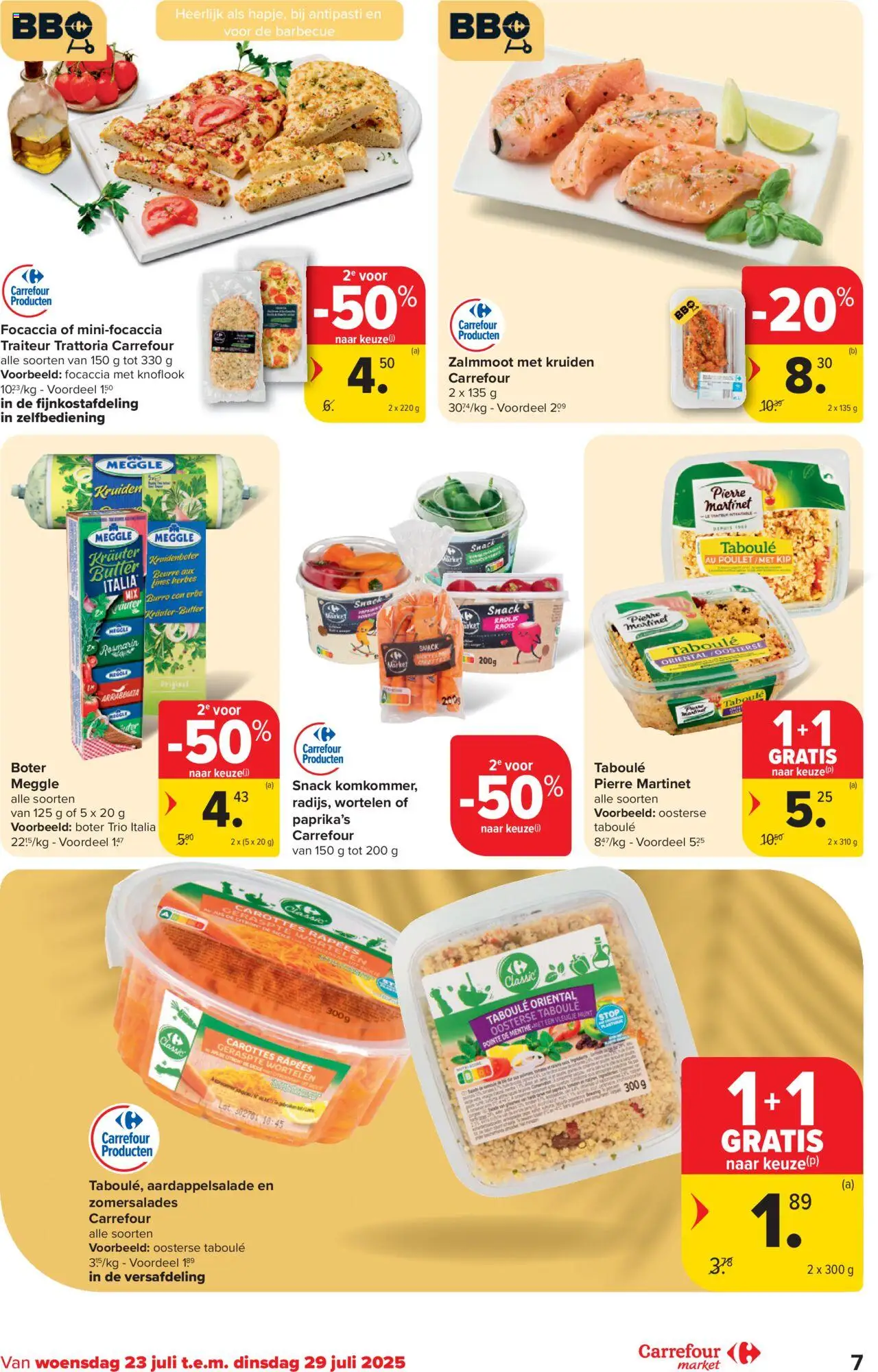 Carrefour - Market Promoties  - pagina 7- geldig vanaf 23/07/2025