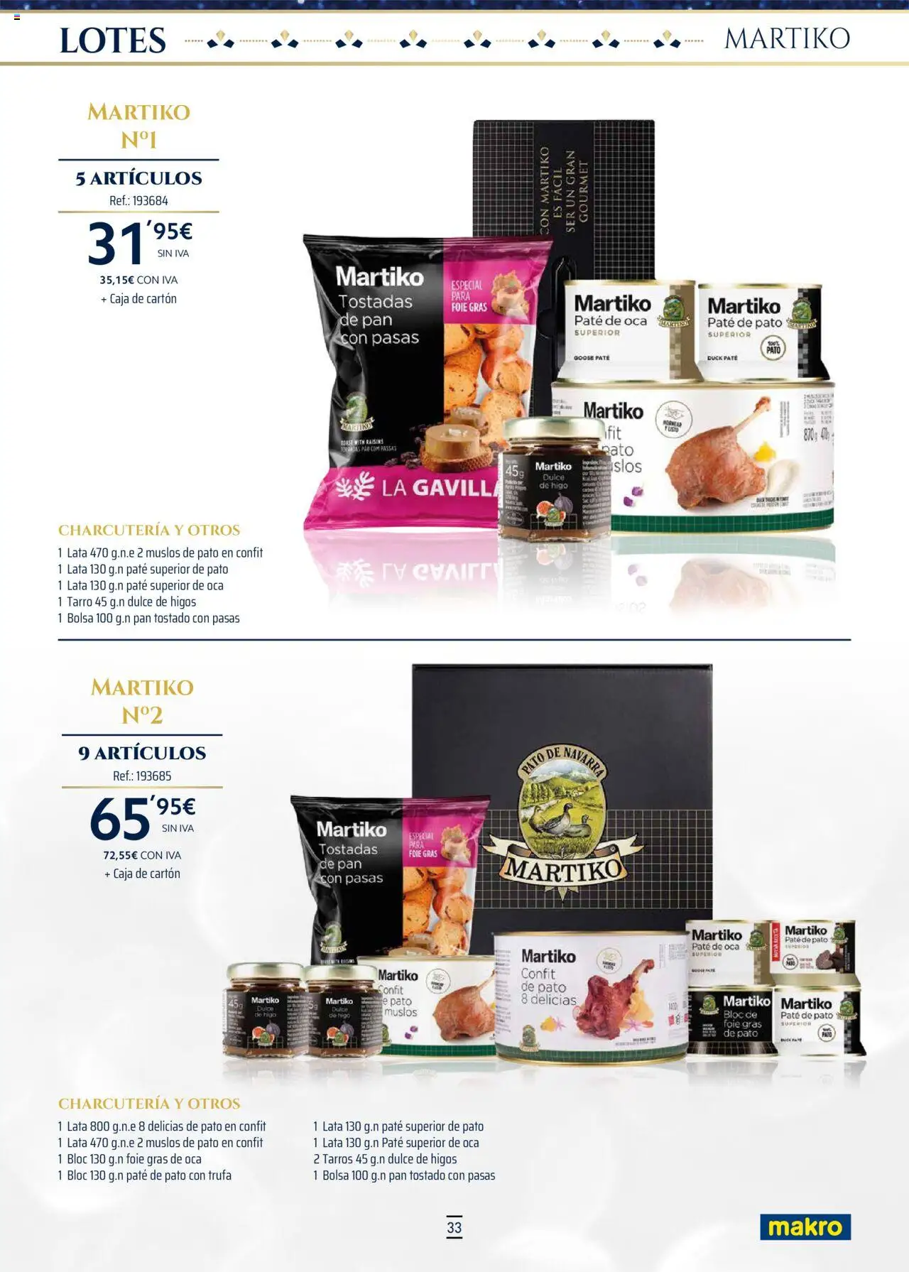 Makro - Lotes y cestas Levante - Página de 33 - Válido desde 04/10/2025