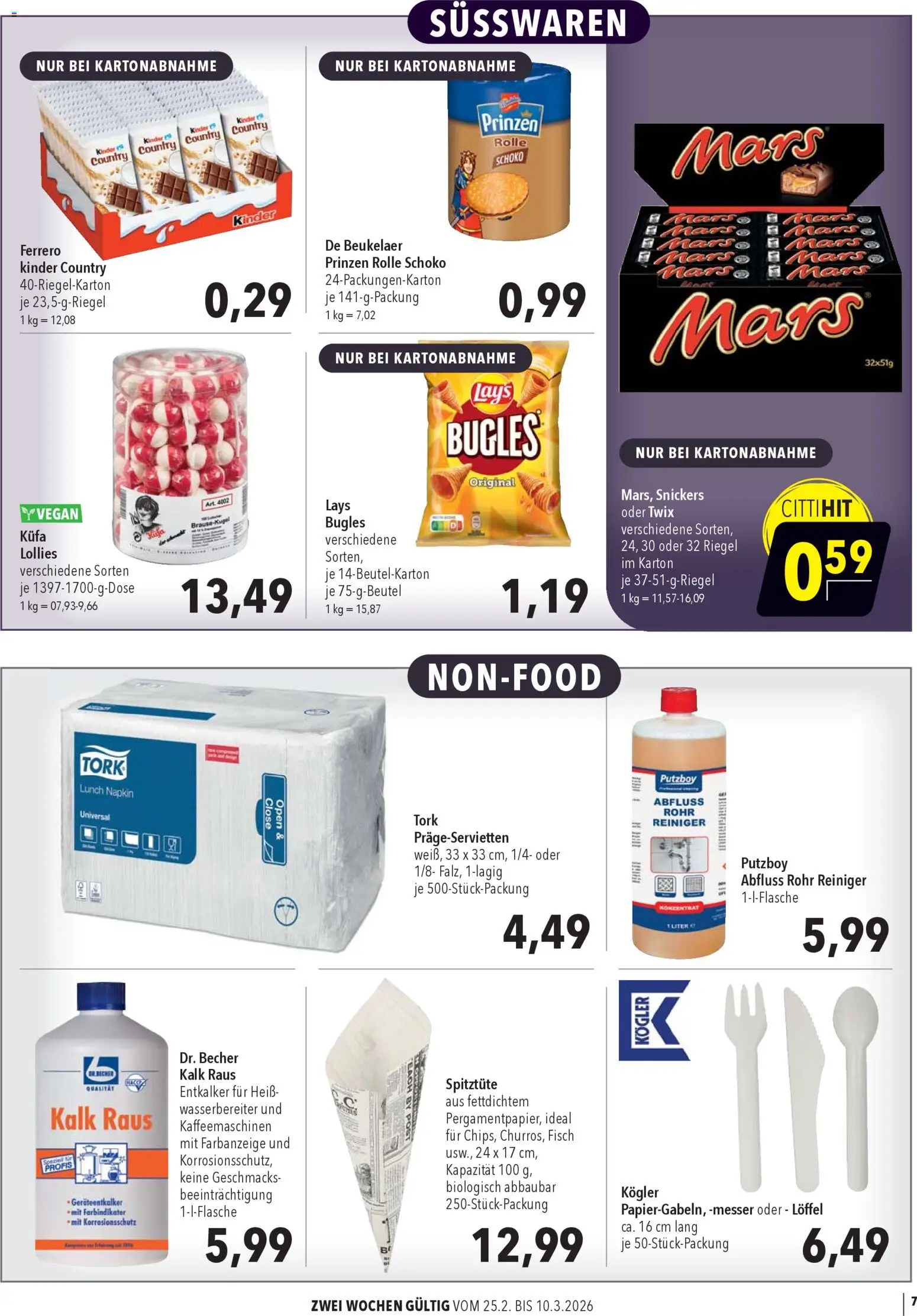 CITTI Markt Aktuelle Angebote für Profis - Seite 7 - gültig ab 25.02.2026