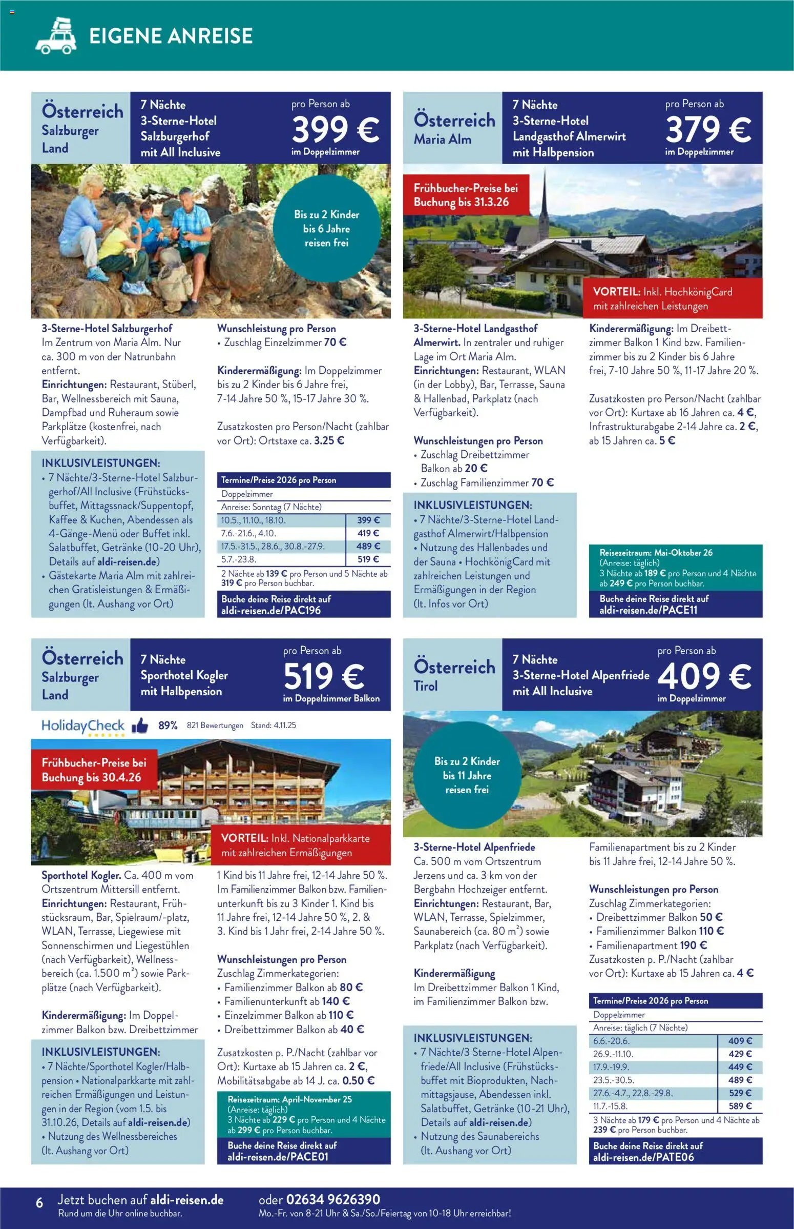 Aldi Reisen  Reisemagazin - Seite 6 - gültig ab 01.12.2025