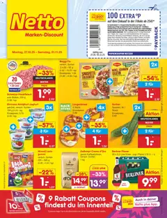 Vorschau Netto Marken-Discount Prospekt 	 gültig ab 27.10.2025