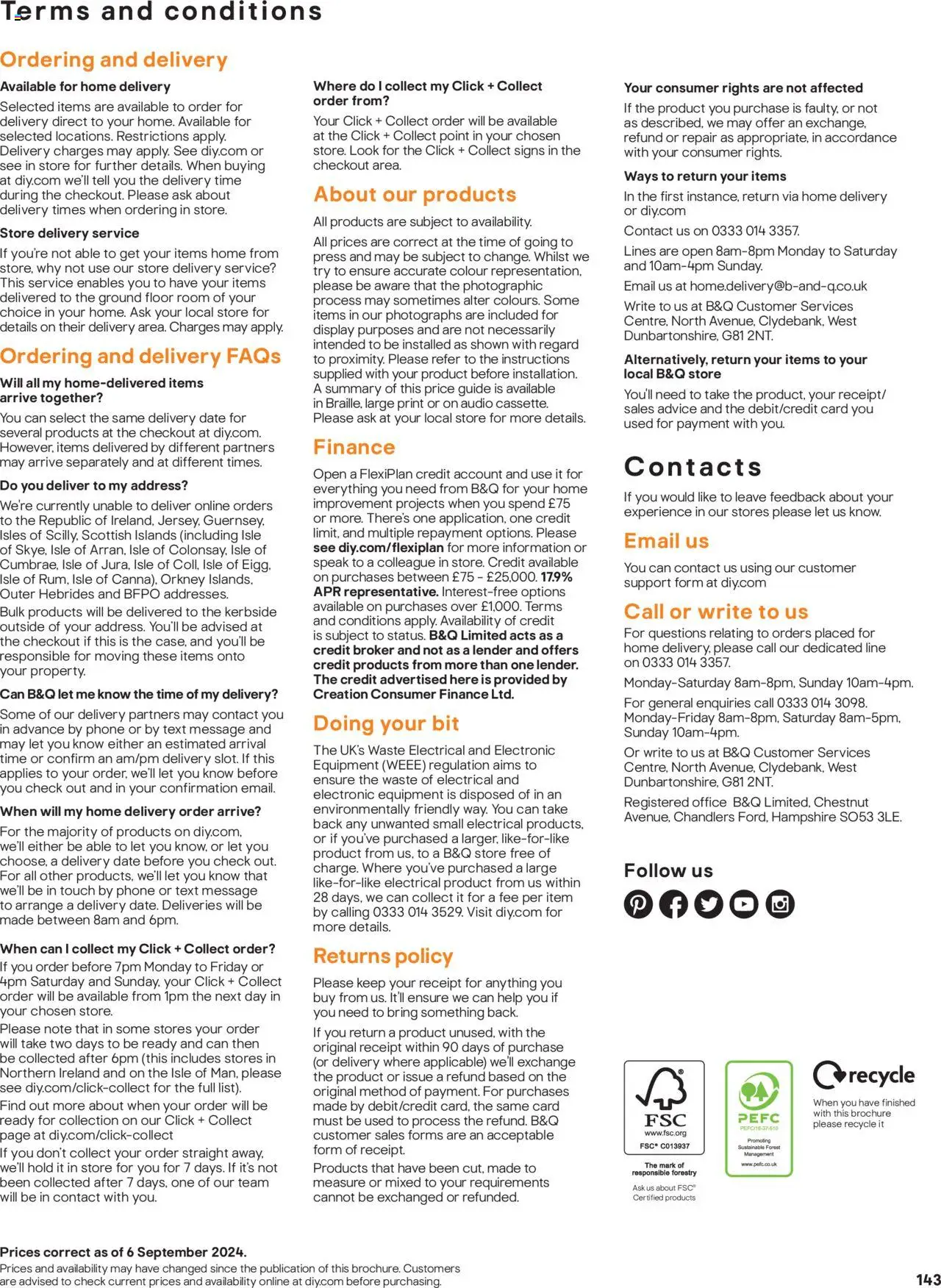 B&Q - Doors, windows & interiors - page 143- valid from 23/05/2025