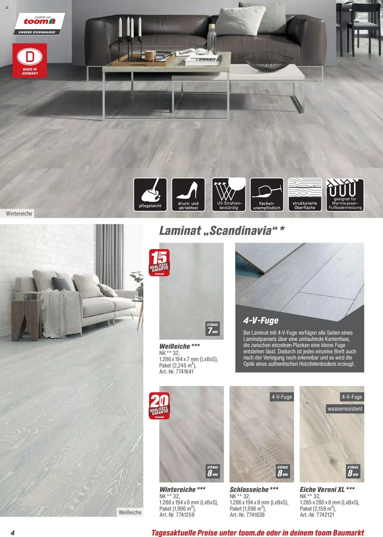 Toom Baumarkt Bodenbeläge & Zubehör 2025 - Seite 4 - gültig ab 21.08.2025
