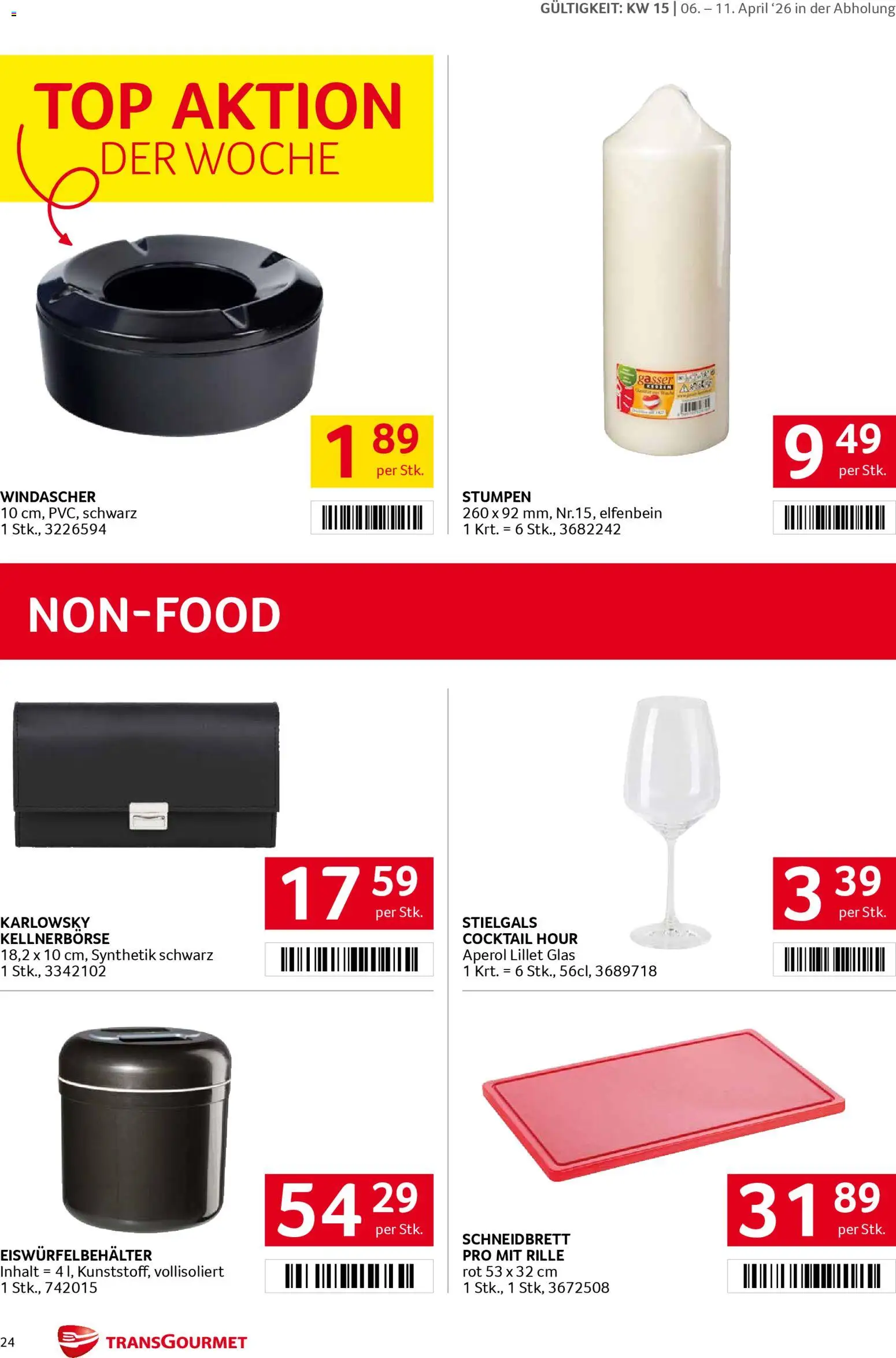 Transgourmet Flugblatt - page 24- valid from 06.04.2026