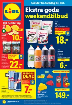 Forhåndsvisning Lidl - Weekend tilbud gyldig fra 23/10/2025