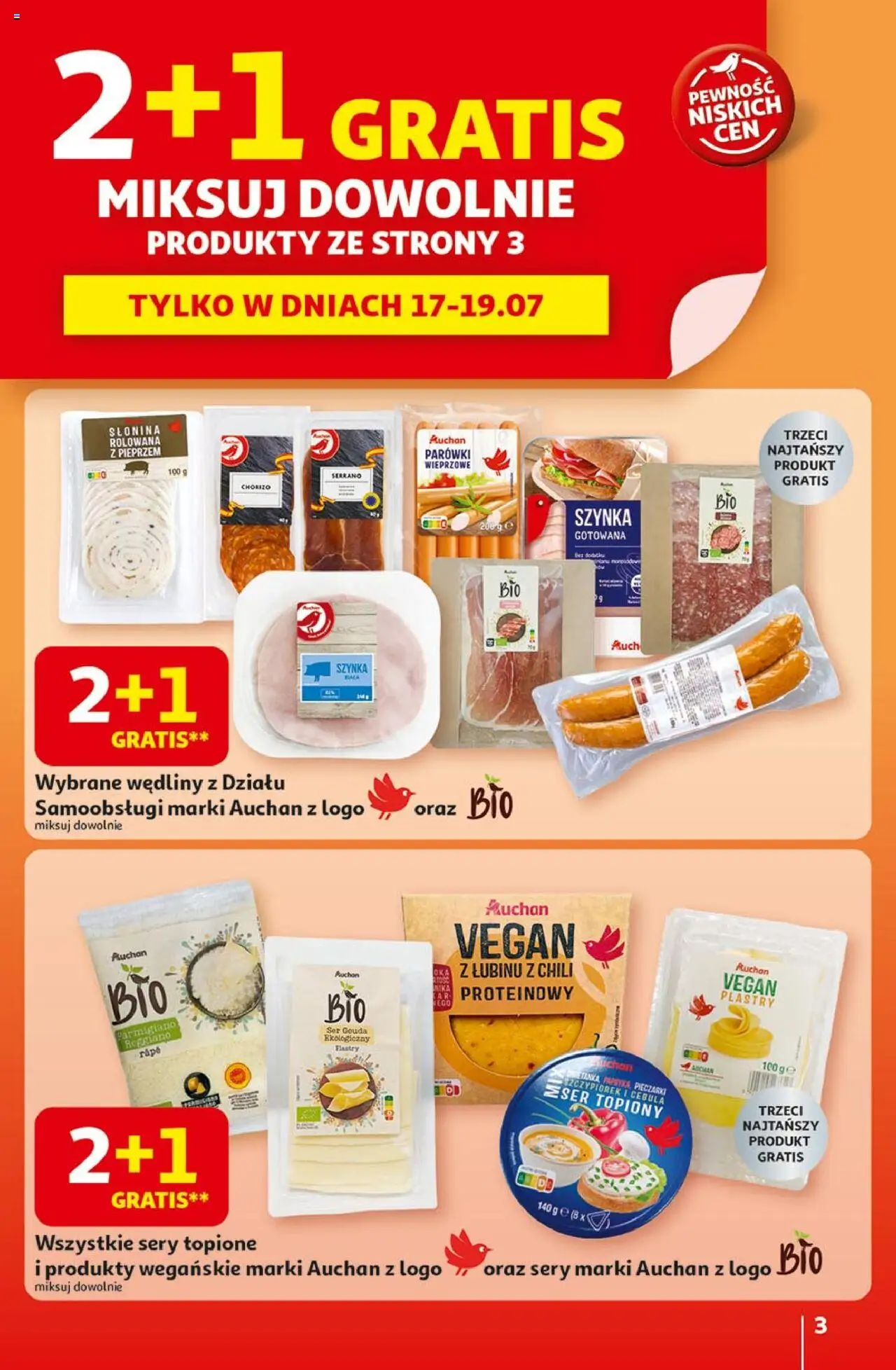 Auchan Gazetka - Pewność niskich cen Hipermarket - strona 3- ważny od 17.07.2025