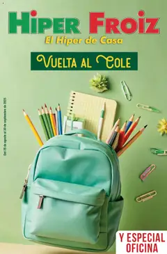 Vista previa del folleto Froiz Vuelta al Cole válido desde 25/08/2025