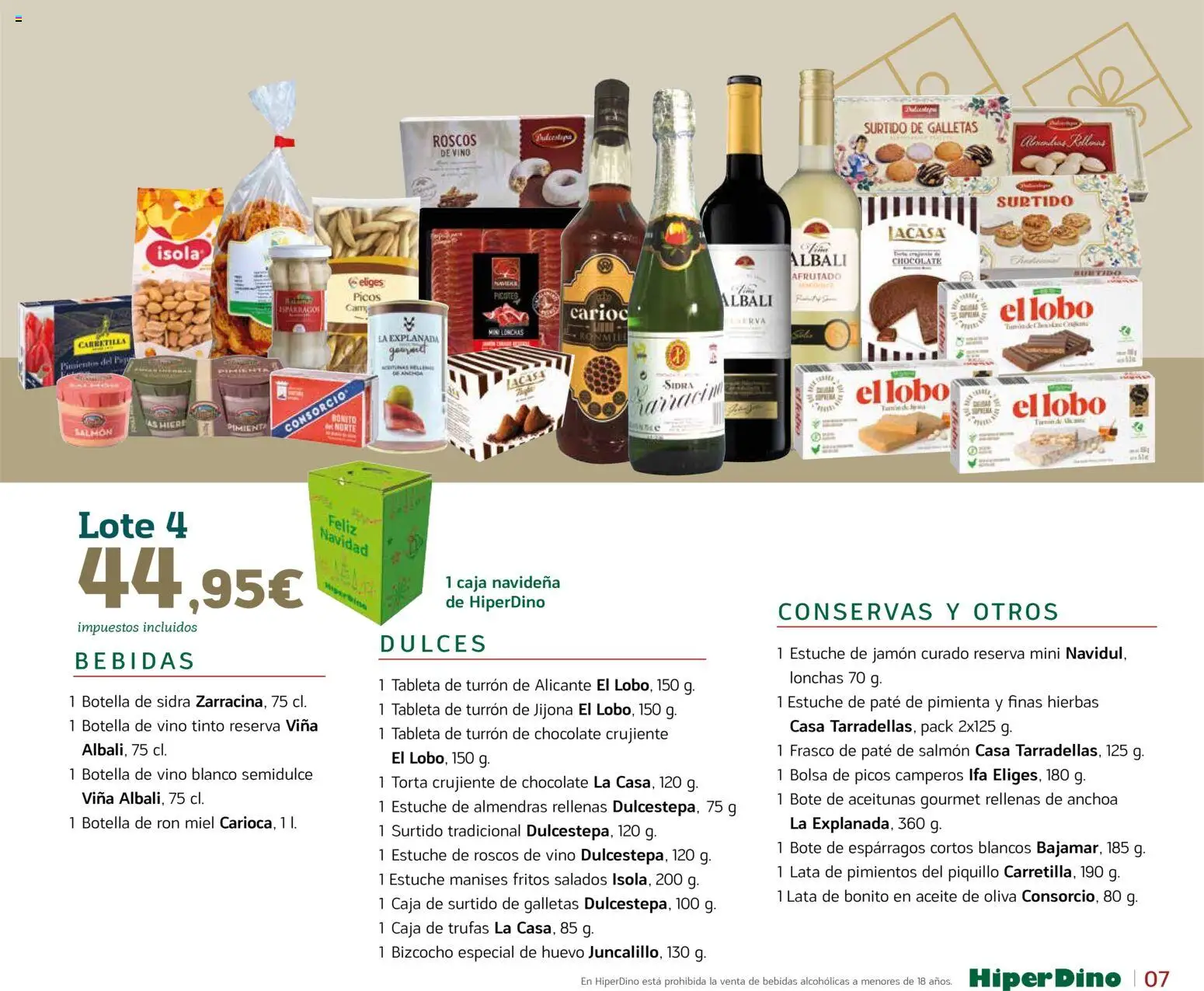 HiperDino - Catálogo Lotes y Cestas - Página de 7 - Válido desde 10/11/2025
