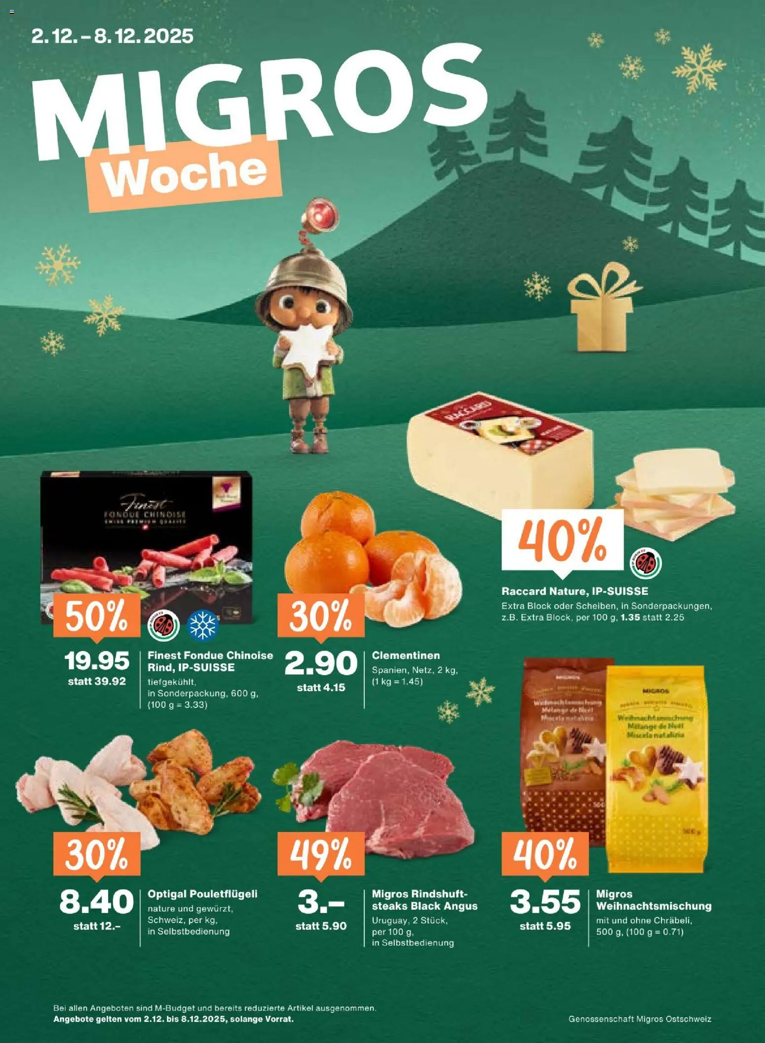 Migros Aktionen - Seite 1- gültig ab 02.12.2025