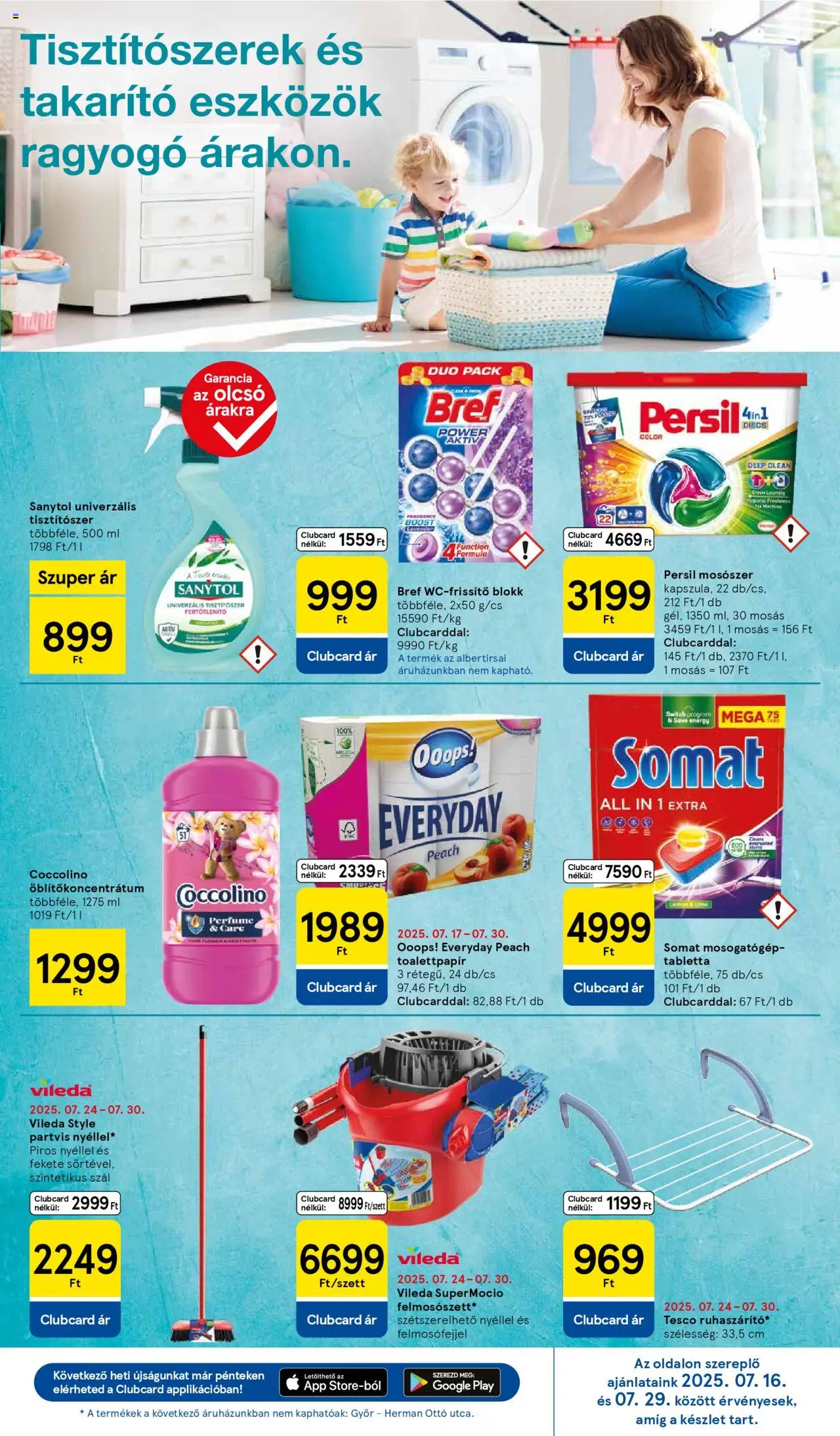 Tesco Szupermarket - Akciós újság  - 7oldal - érvényes 2025.07.24.-tól