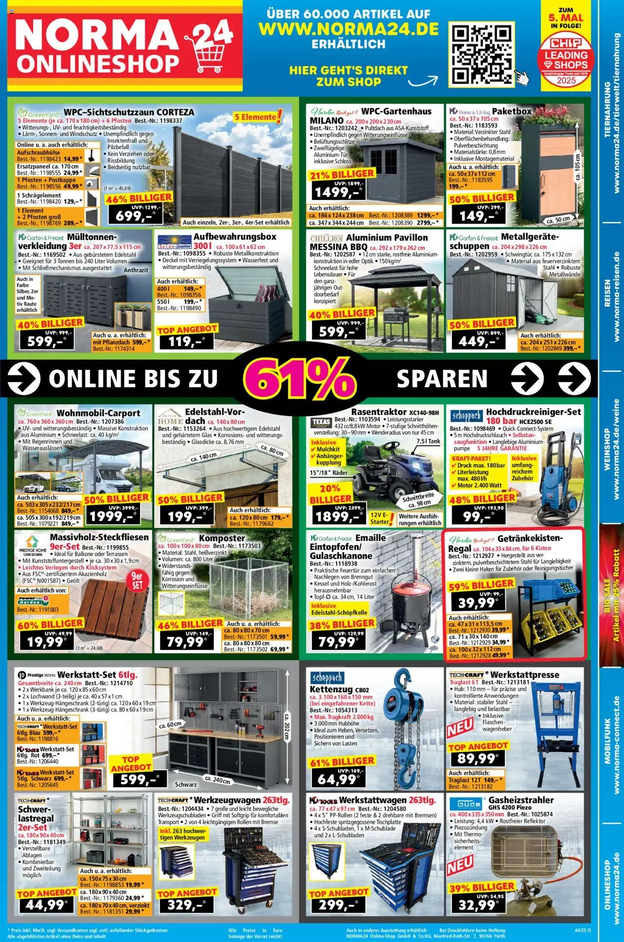 Norma Onlineshop - Seite 1 - gültig ab 27.10.2025