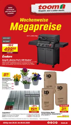 Vorschau Toom Baumarkt Prospekt 	 gültig ab 28.02.2026