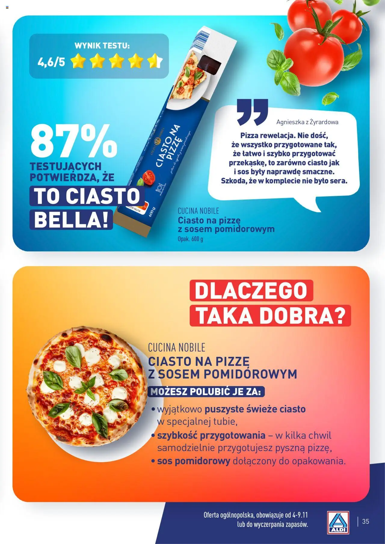 Aldi Gazetka - Wielki test - strona 35- ważny od 04.11.2024