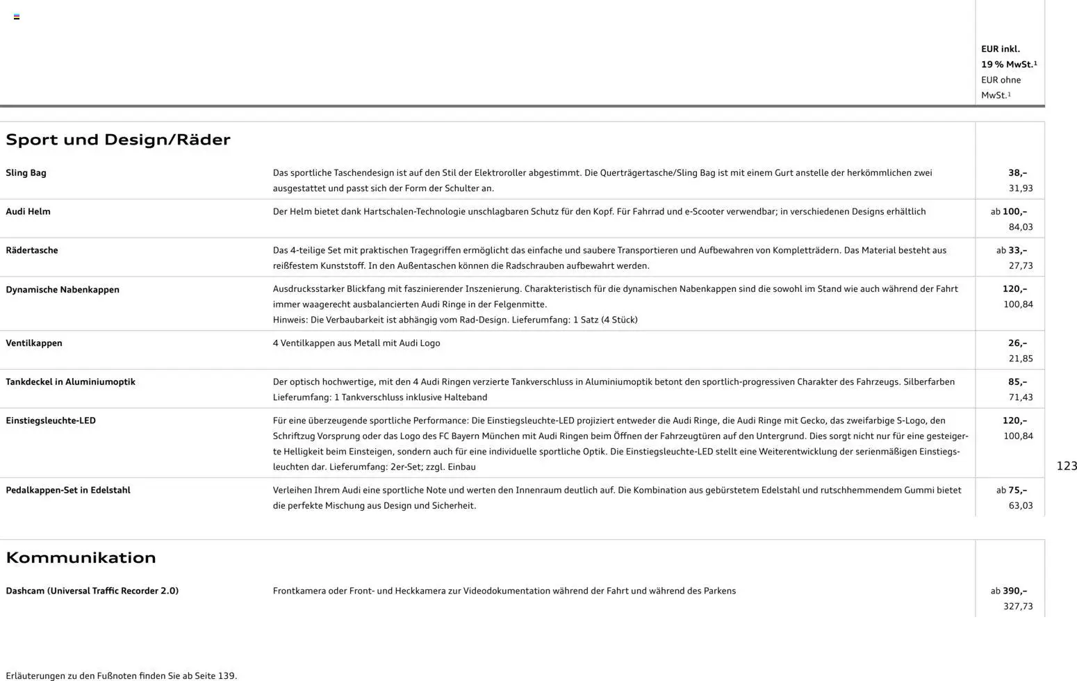 Audi Q3 - Seite 123 - gültig ab 09.01.2025