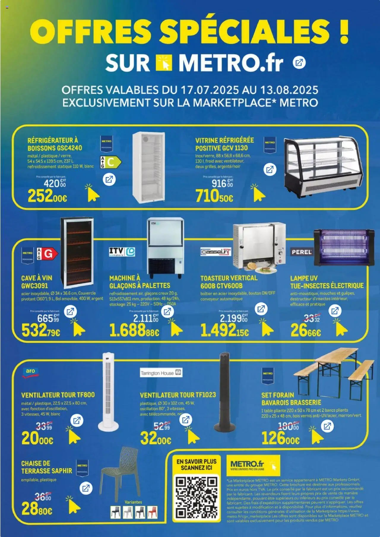 METRO - Offres Spéciales - Exclusivités Marketplace - page 1 - valable à partir du 17/07/2025