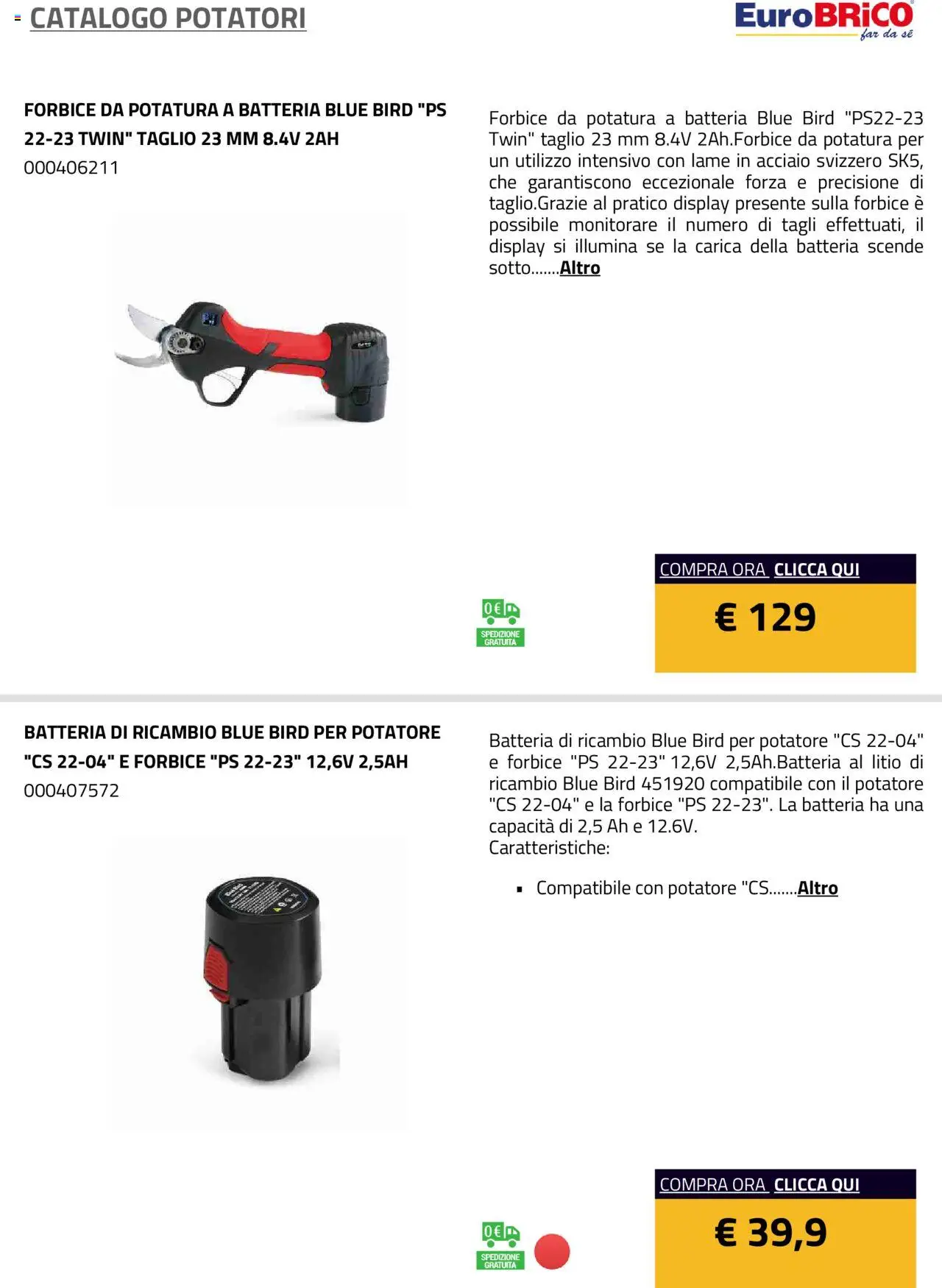 Eurobrico Potatori catalogo - pagina 13 - valido dal 23/07/2025