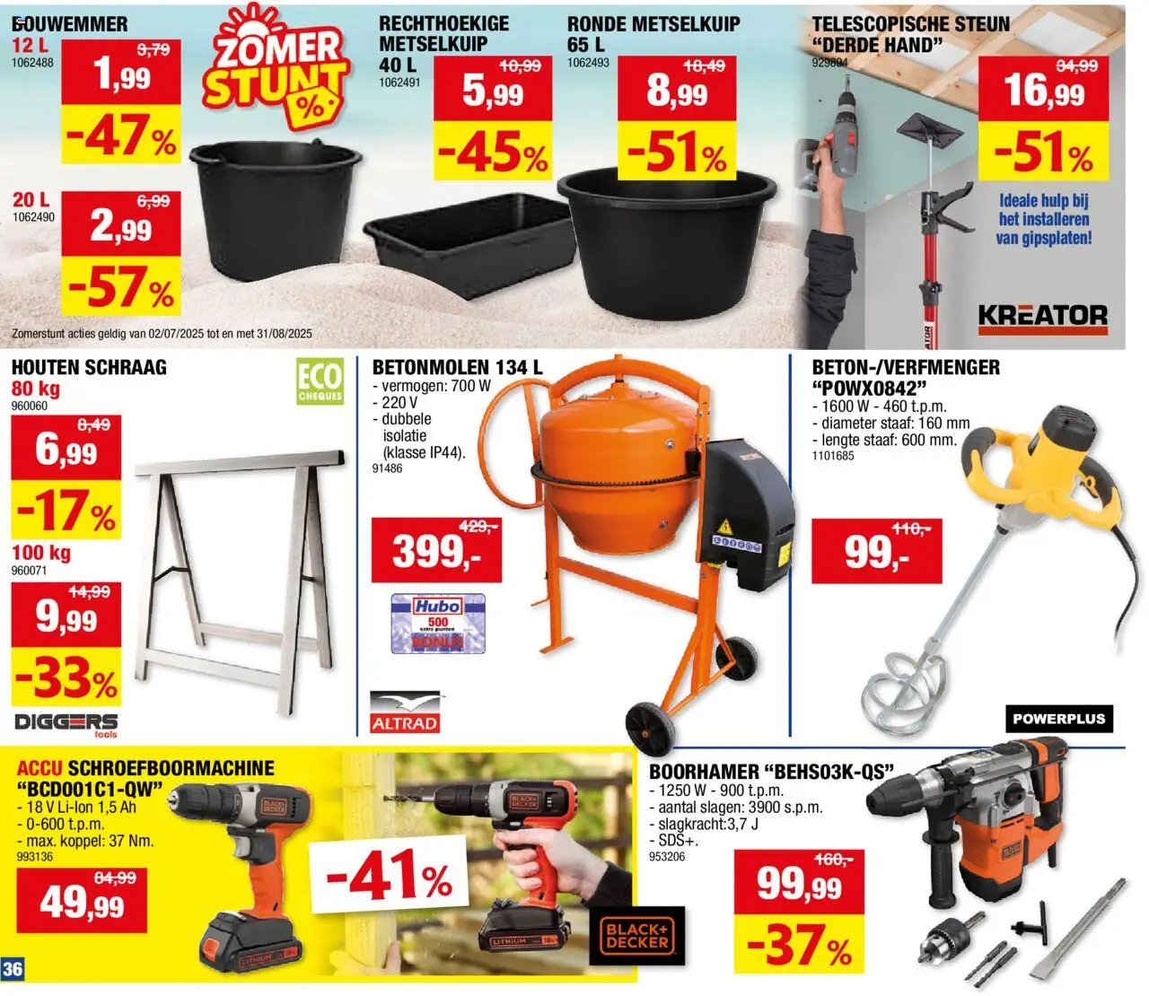 Hubo folder - pagina 36- geldig vanaf 16/07/2025