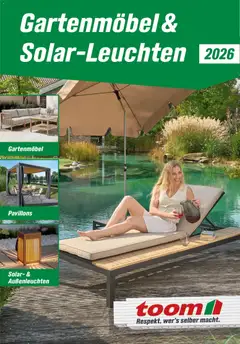 Vorschau Toom Baumarkt  Gartenmöbel & Solar-Leuchten 2026 gültig ab 01.01.2026