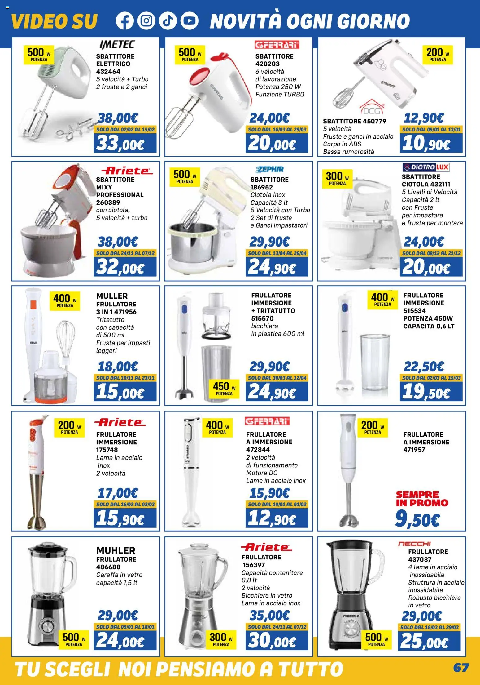 Orizzonte Elettrodomestici catalogo - pagina 67 - valido dal 01/11/2025