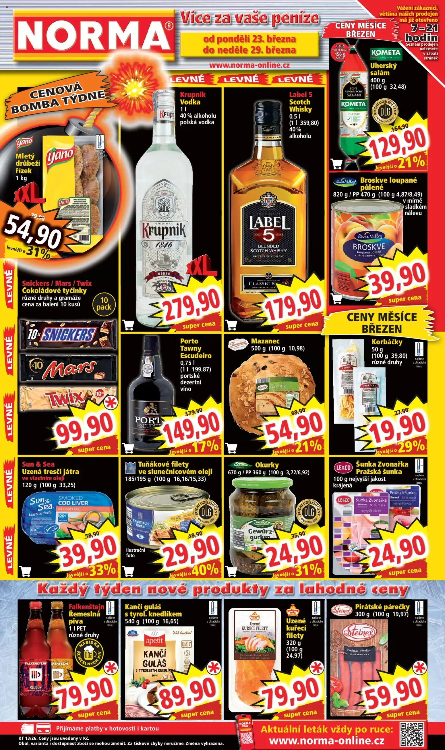 Norma leták - strana 1- platný od 23.03.2026