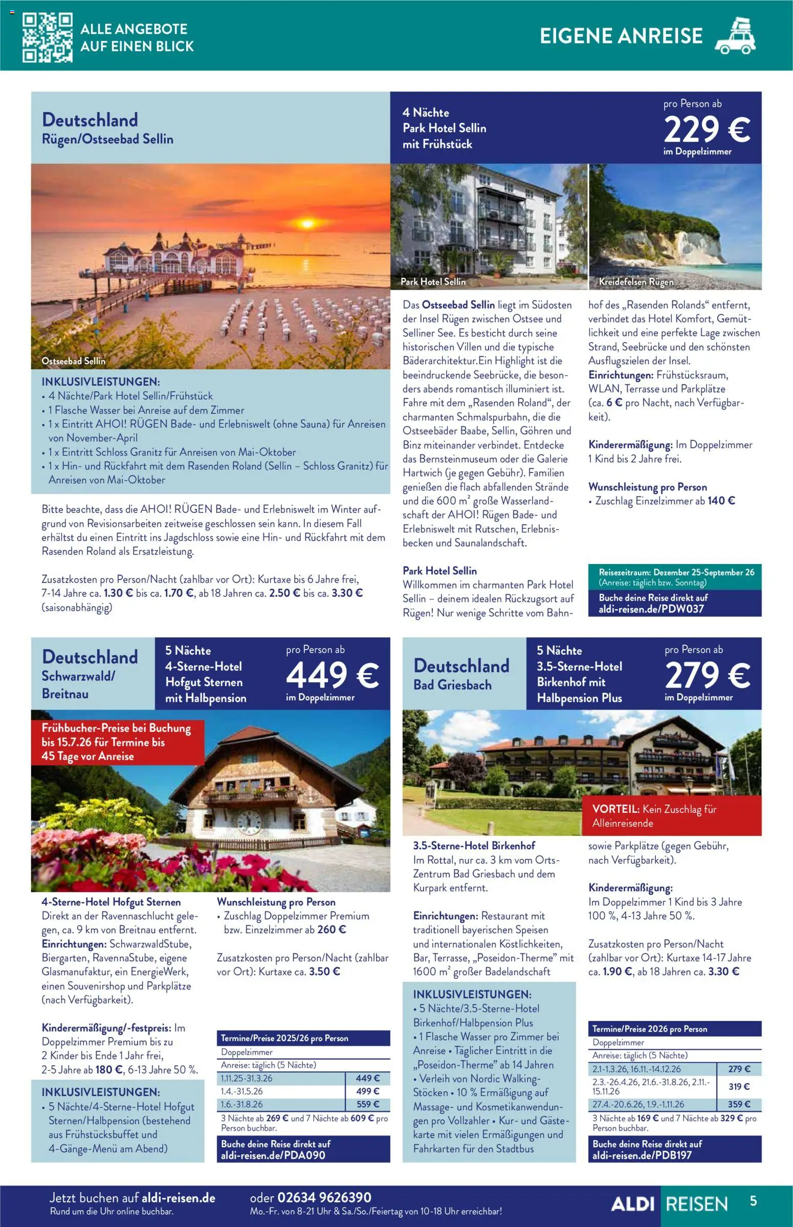 Aldi Reisen  Reisemagazin - Seite 5 - gültig ab 01.12.2025