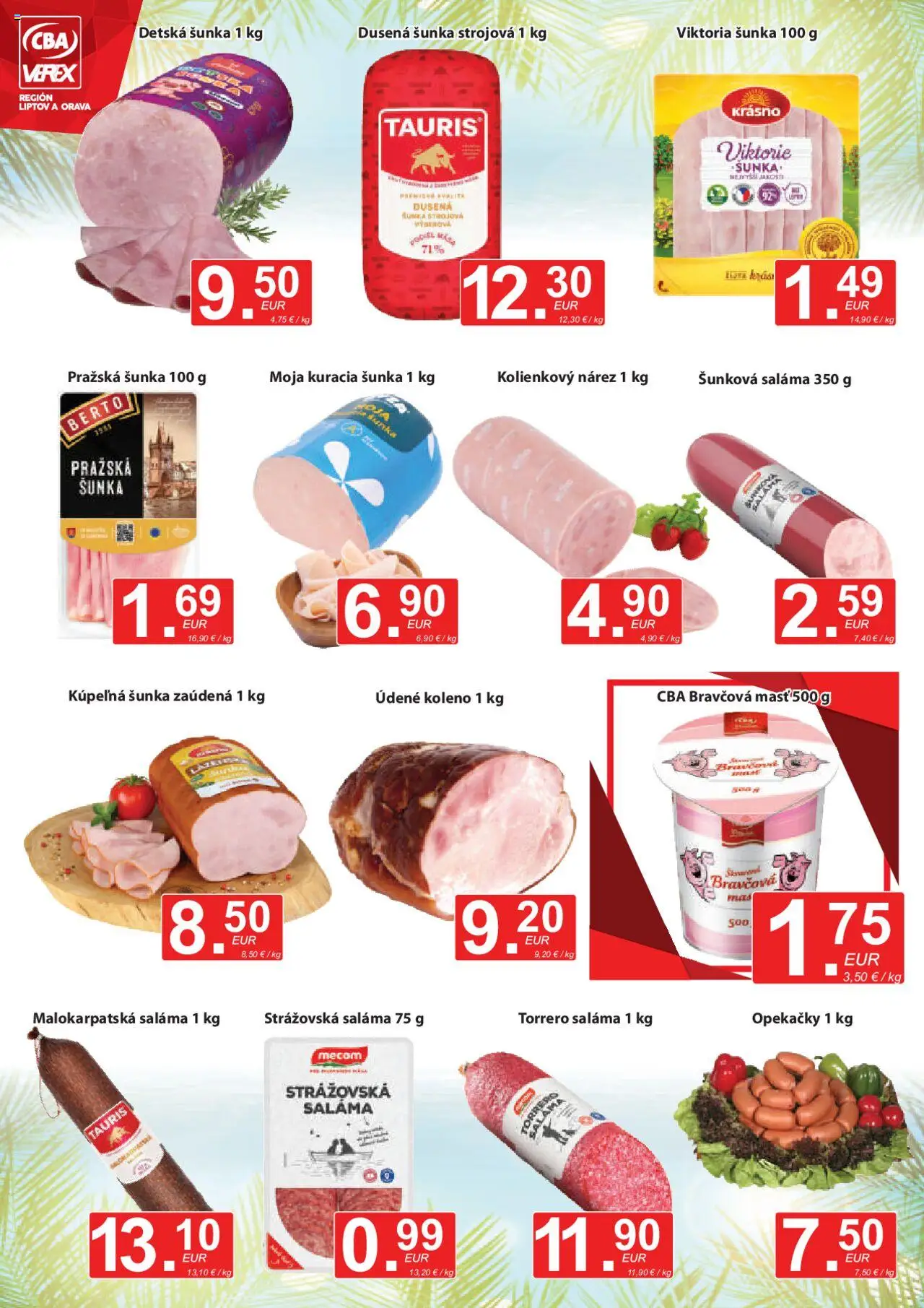 CBA Verex leták - strana 2- platný od 17.07.2025