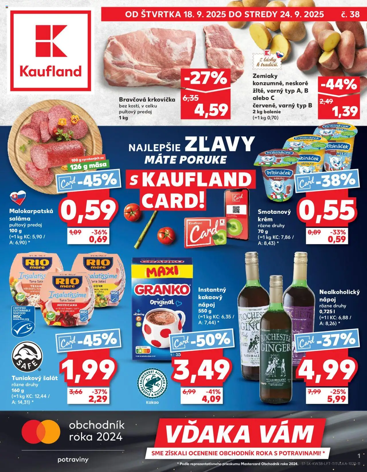 Kaufland Bratislava-Avion - strana 1- platný od 18.09.2025