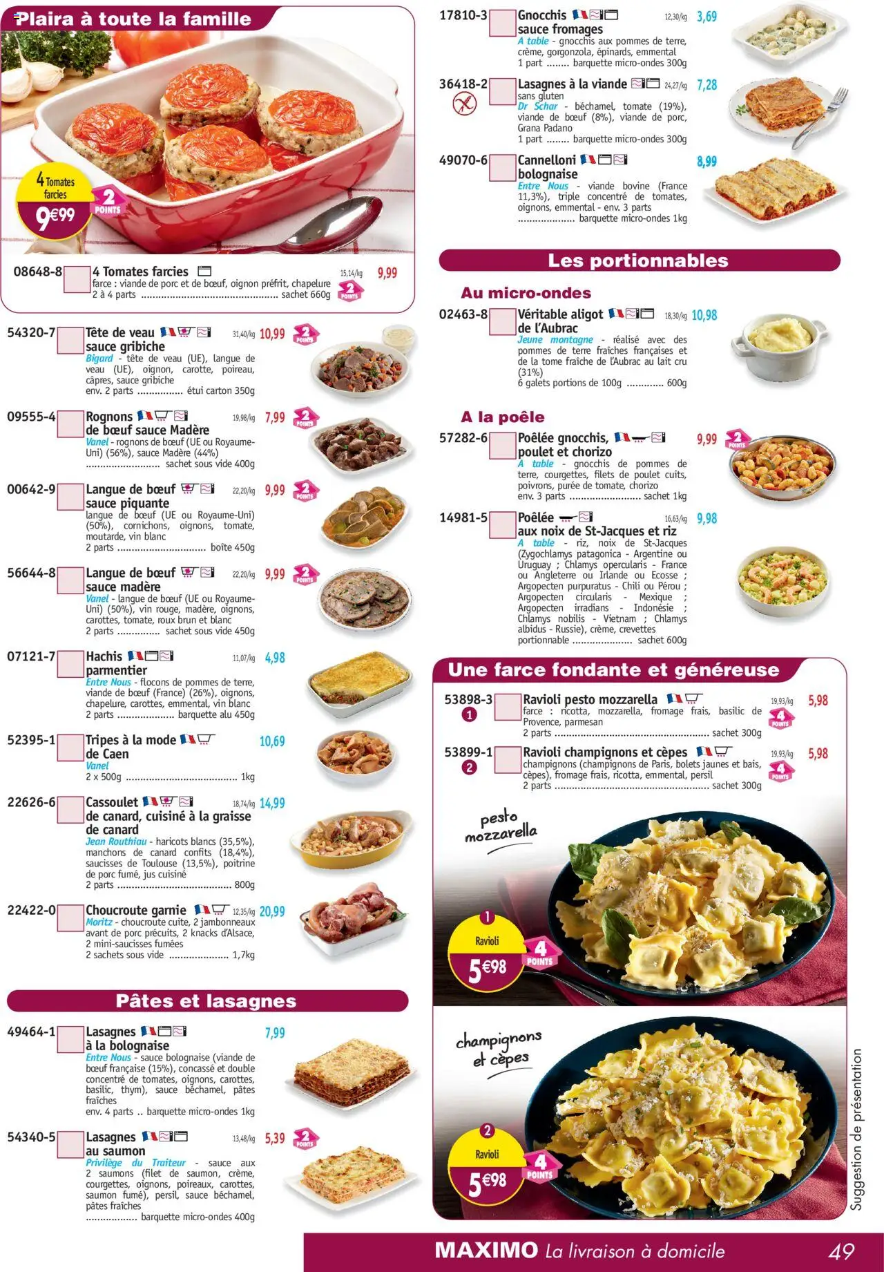 Maximo catalogue - page 49 - valable à partir du 07/07/2025